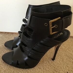 Boutique 9 BT Joleen Black Heel Sandal, Size 7